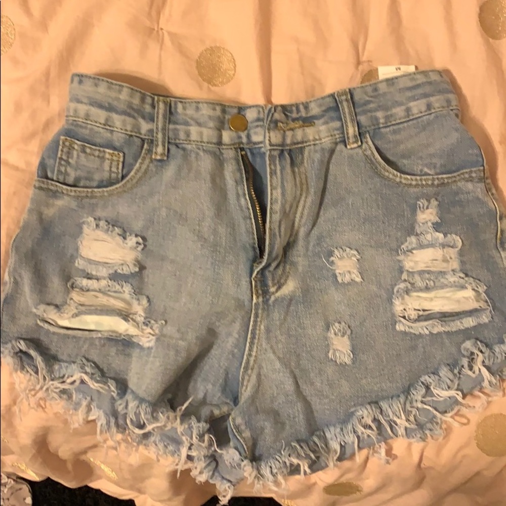 ripped shorts